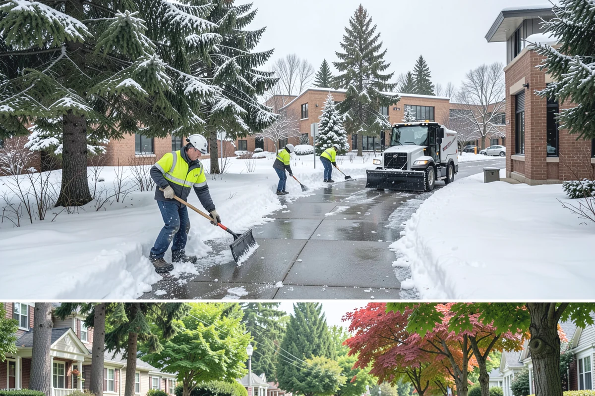 Wheelchair Ramp Snow Removal in Beaux Arts Village, King County, WA - Serviced first after each snowfall through the winter months when shaded ramps ice quickly.