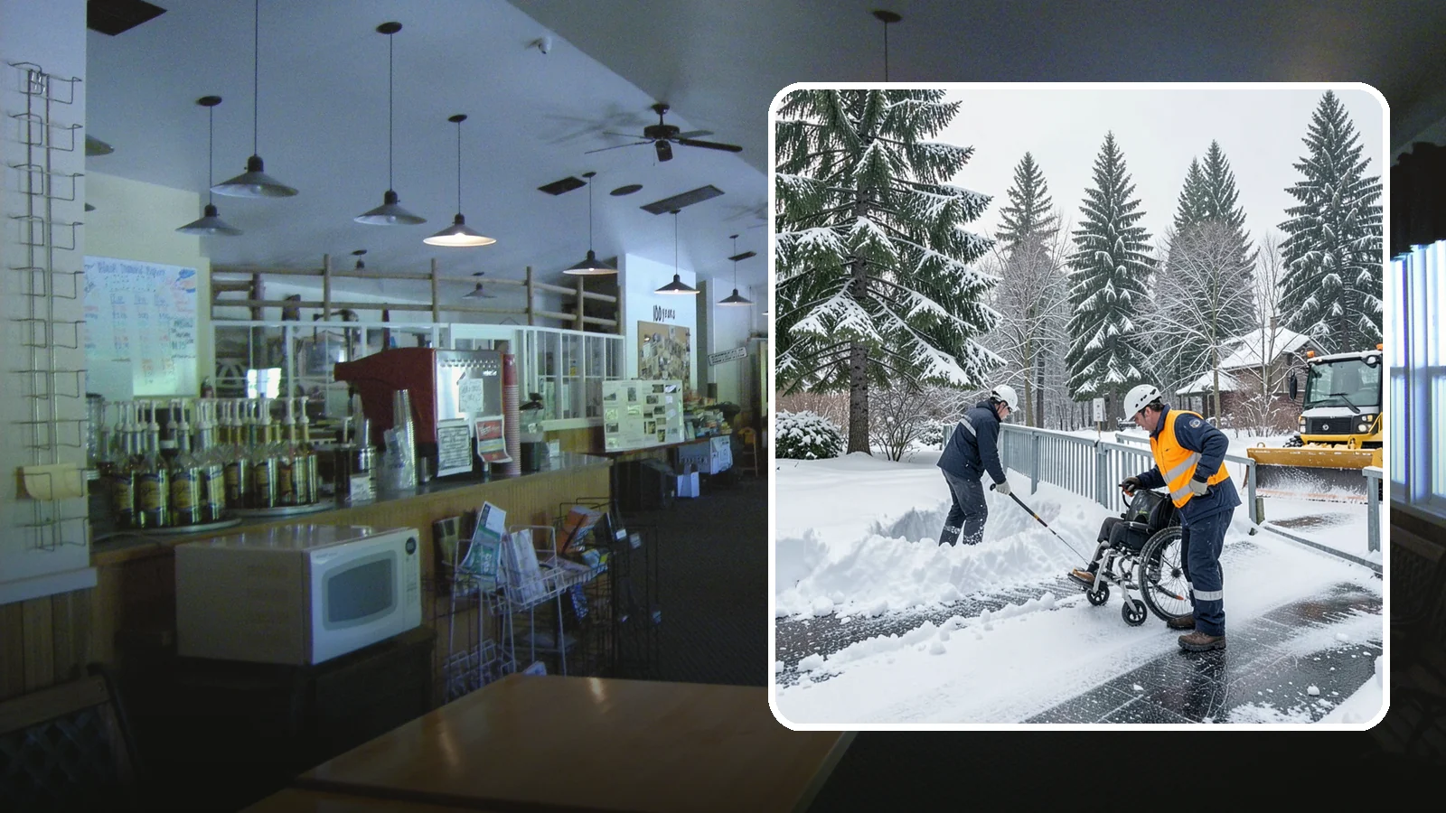 Wheelchair Ramp Snow Removal in Black Diamond, King County, WA - We clear wheelchair ramps to full width and treat them for traction so they stay safely usable in Western Washington winters.