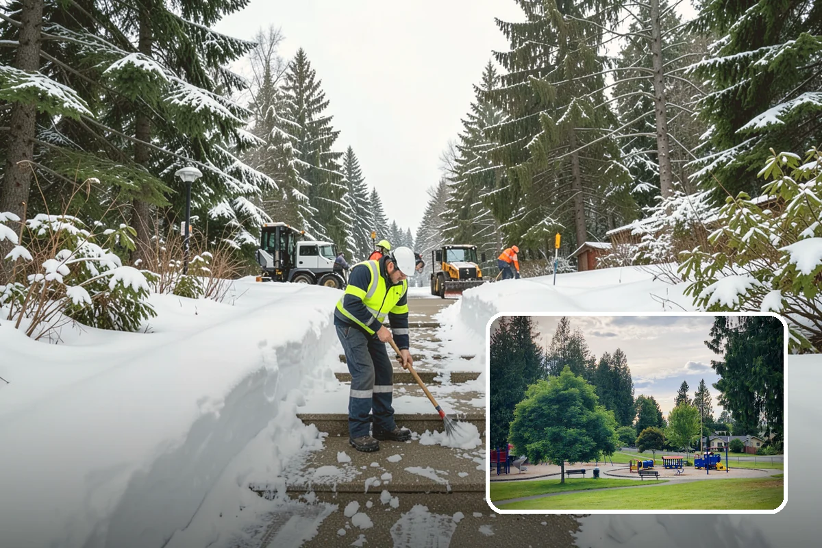 Wheelchair Ramp Snow Removal in Bonney Lake, Pierce County, WA - Keeps ramps genuinely rollable, not just shoveled