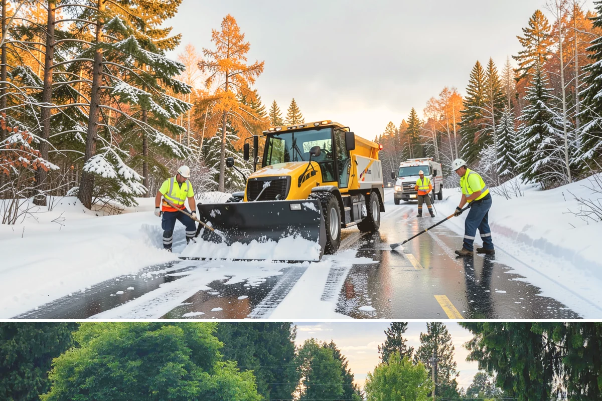Wheelchair Ramp Snow Removal in Bonney Lake, Pierce County, WA - Serviced first after each snowfall through the winter months when shaded ramps ice quickly.
