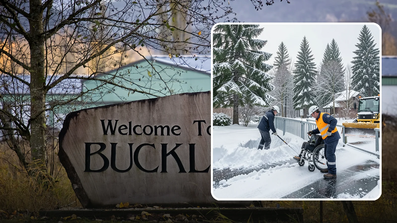 Wheelchair Ramp Snow Removal in Buckley, Pierce County, WA - We clear wheelchair ramps to full width and treat them for traction so they stay safely usable in Western Washington winters.
