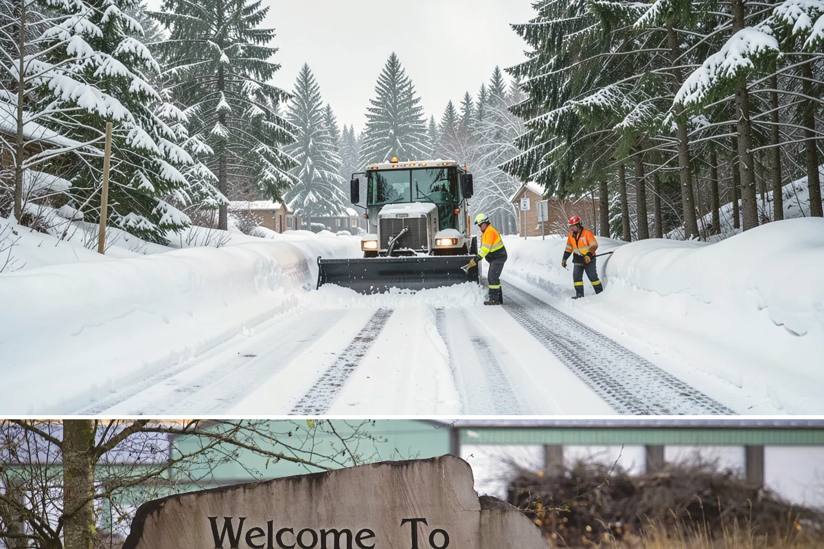 Wheelchair Ramp Snow Removal in Buckley, Pierce County, WA - Serviced first after each snowfall through the winter months when shaded ramps ice quickly.