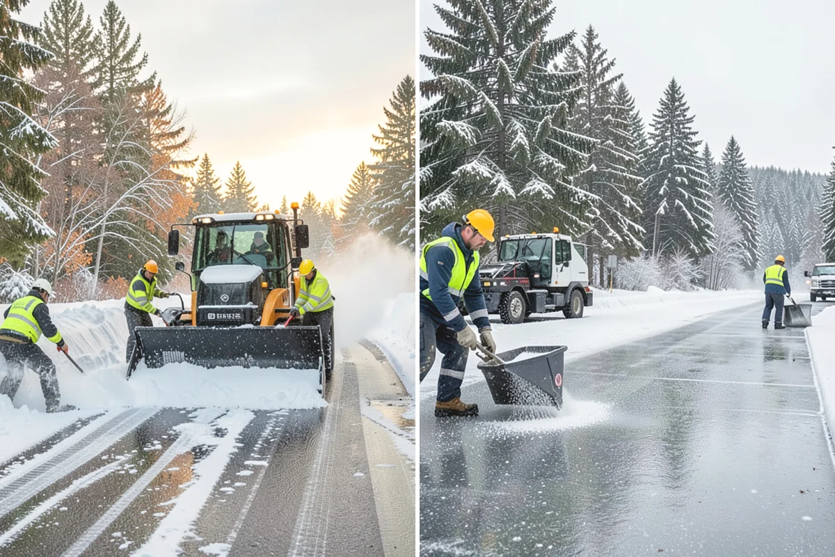 Wheelchair Ramp Snow Removal in Burien, King County, WA - Locate the ramp, landings, and transitions