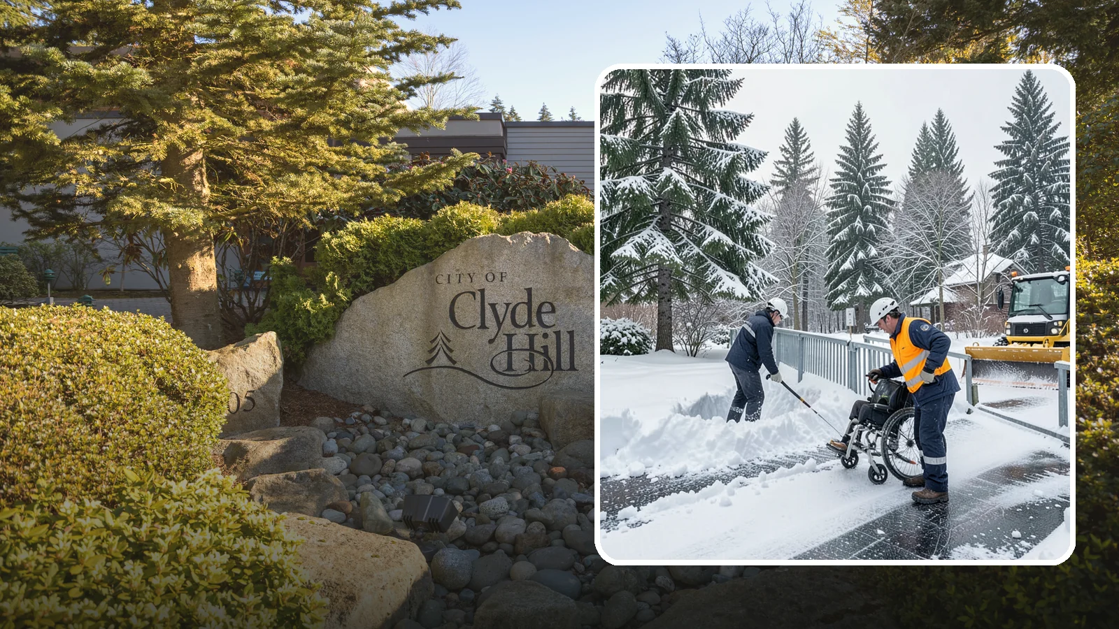 Wheelchair Ramp Snow Removal in Clyde Hill, King County, WA - We clear wheelchair ramps to full width and treat them for traction so they stay safely usable in Western Washington winters.