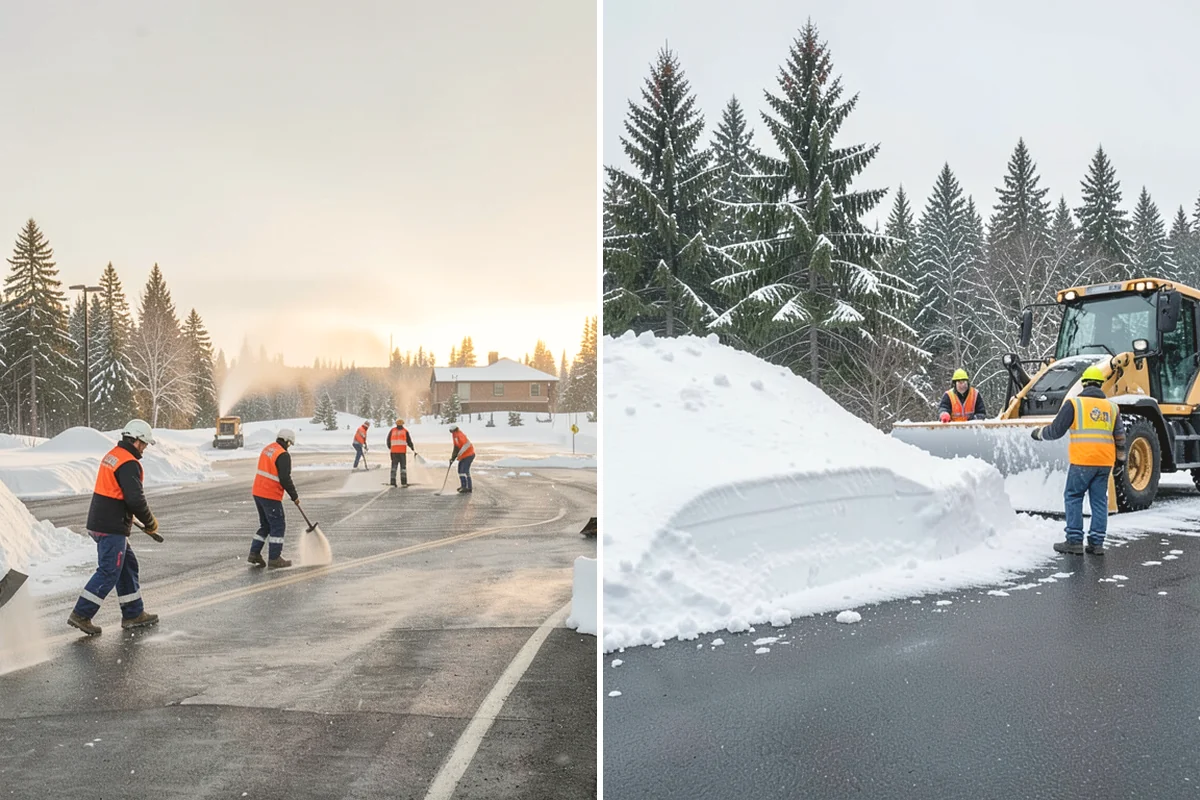 Wheelchair Ramp Snow Removal in Covington, King County, WA - Locate the ramp, landings, and transitions