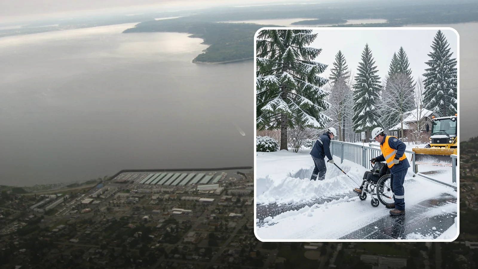 Wheelchair Ramp Snow Removal in Des Moines, King County, WA - We clear wheelchair ramps to full width and treat them for traction so they stay safely usable in Western Washington winters.