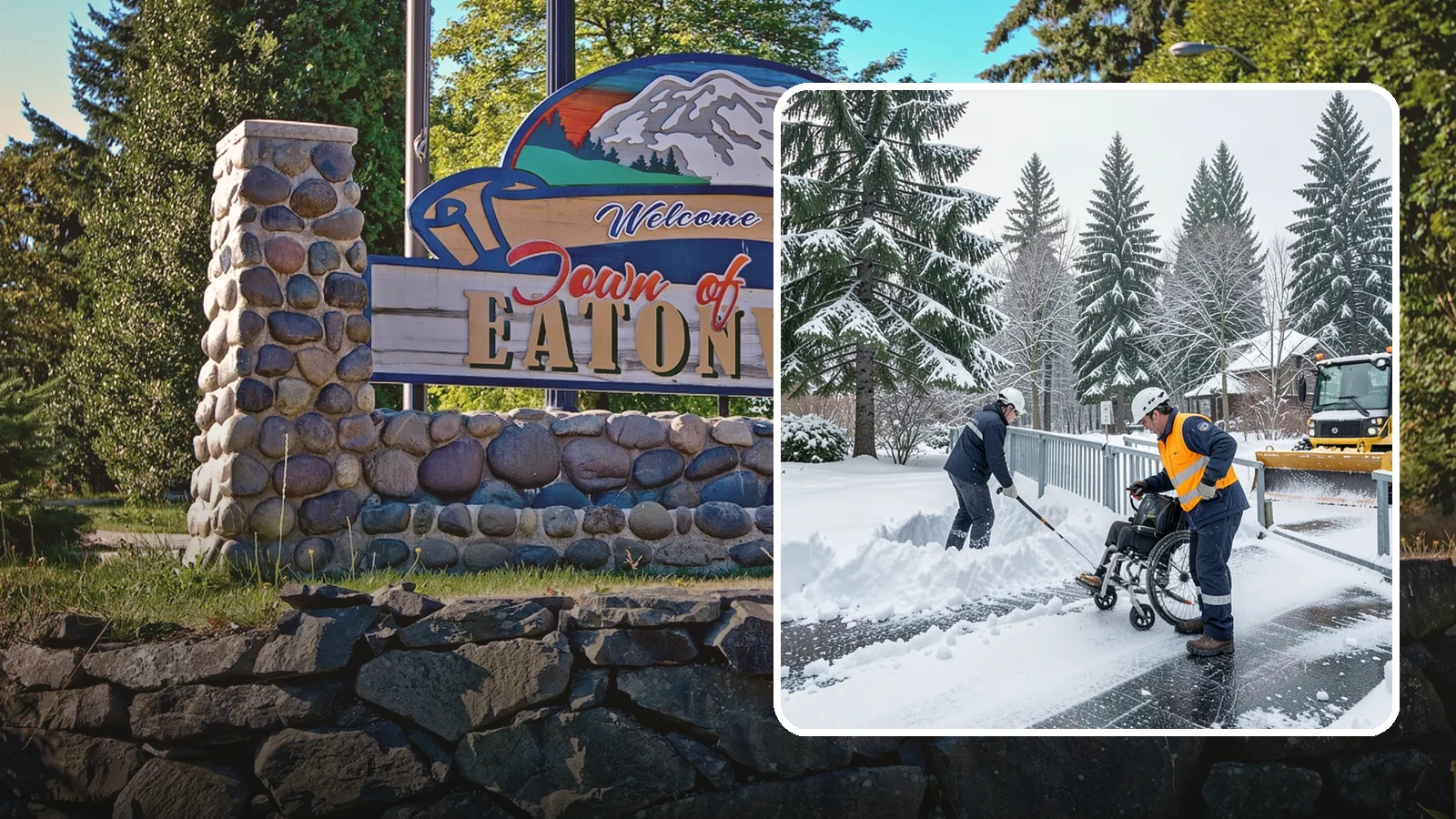 Wheelchair Ramp Snow Removal in Eatonville, Pierce County, WA - We clear wheelchair ramps to full width and treat them for traction so they stay safely usable in Western Washington winters.