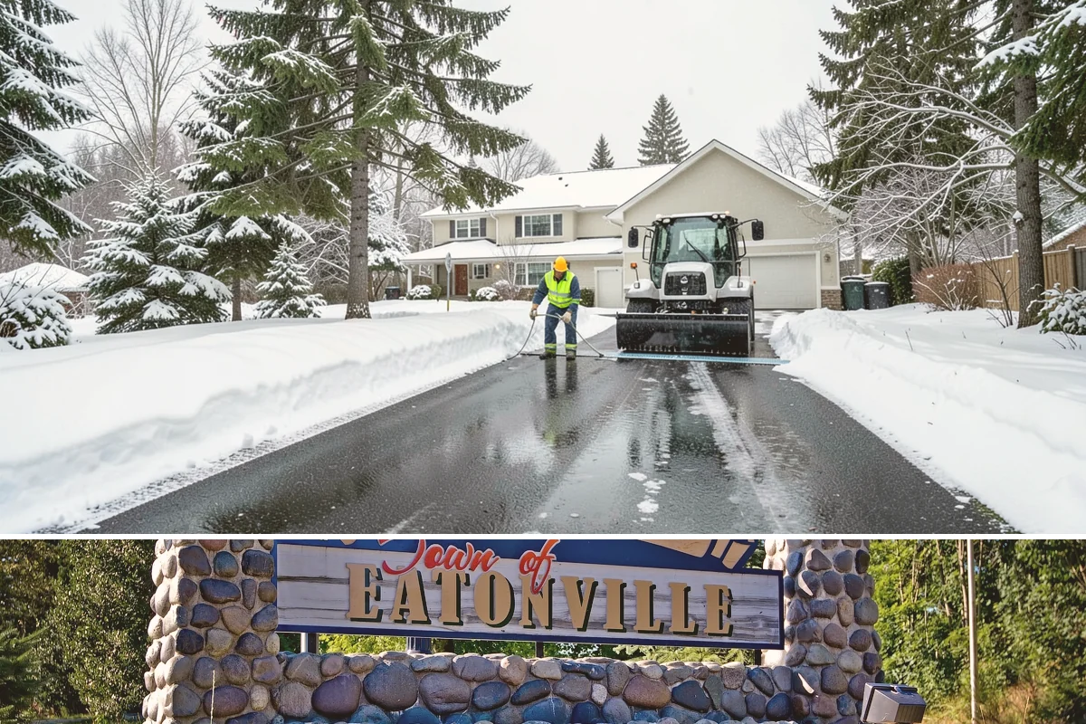 Wheelchair Ramp Snow Removal in Eatonville, Pierce County, WA - Serviced first after each snowfall through the winter months when shaded ramps ice quickly.