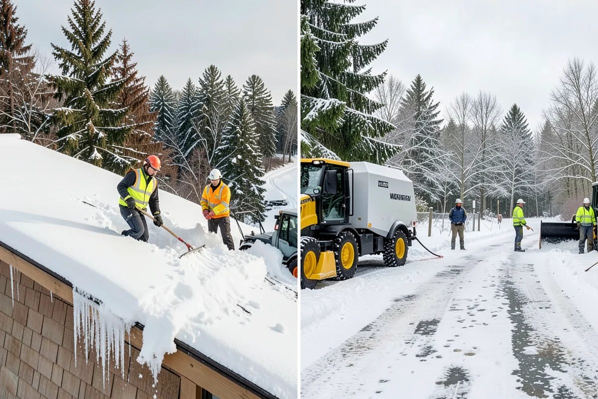 Wheelchair Ramp Snow Removal in Enumclaw, King County, WA - Locate the ramp, landings, and transitions