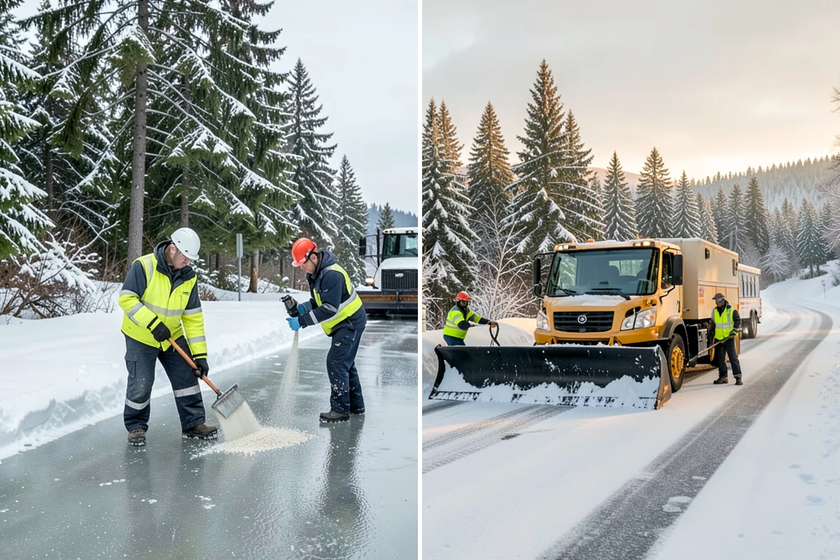 Wheelchair Ramp Snow Removal in Everett, Snohomish County, WA - Locate the ramp, landings, and transitions