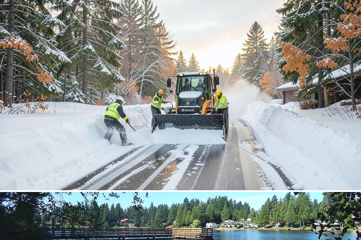 Wheelchair Ramp Snow Removal in Federal Way, King County, WA - Serviced first after each snowfall through the winter months when shaded ramps ice quickly.