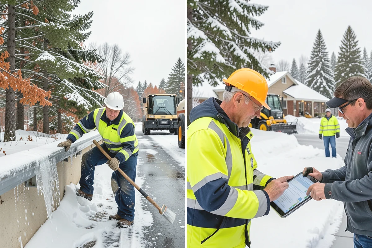 Wheelchair Ramp Snow Removal in Issaquah, King County, WA - Locate the ramp, landings, and transitions