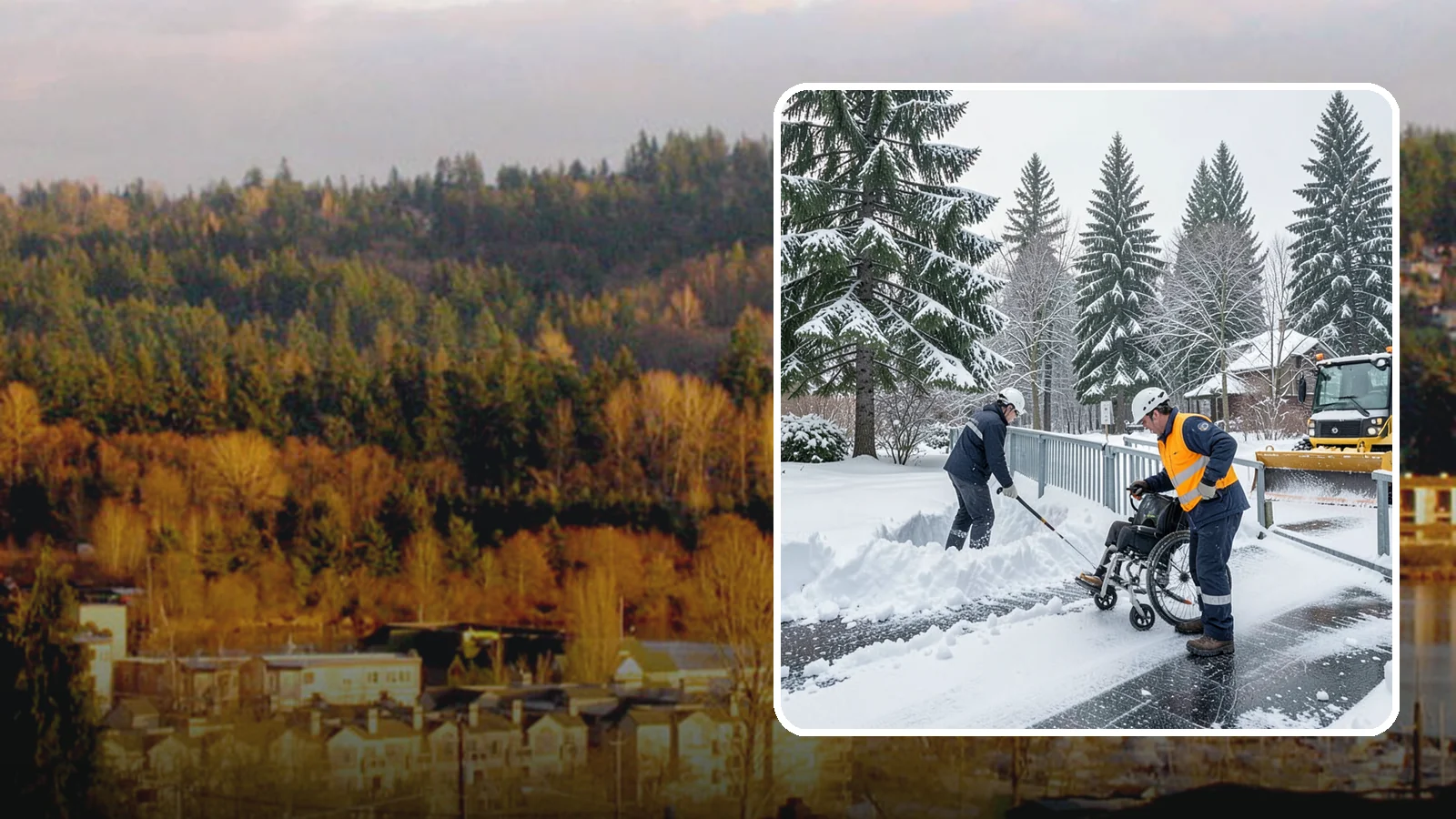 Wheelchair Ramp Snow Removal in Kenmore, King County, WA - We clear wheelchair ramps to full width and treat them for traction so they stay safely usable in Western Washington winters.