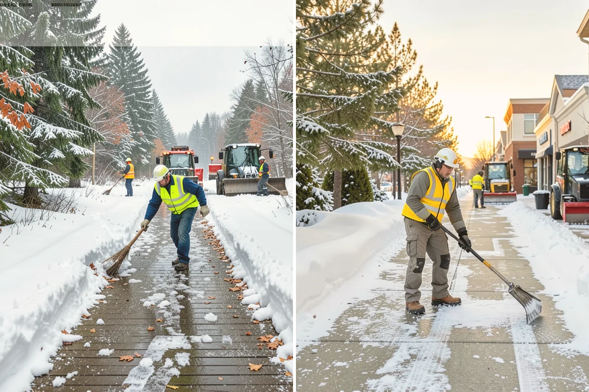 Wheelchair Ramp Snow Removal in Kent, King County, WA - Locate the ramp, landings, and transitions