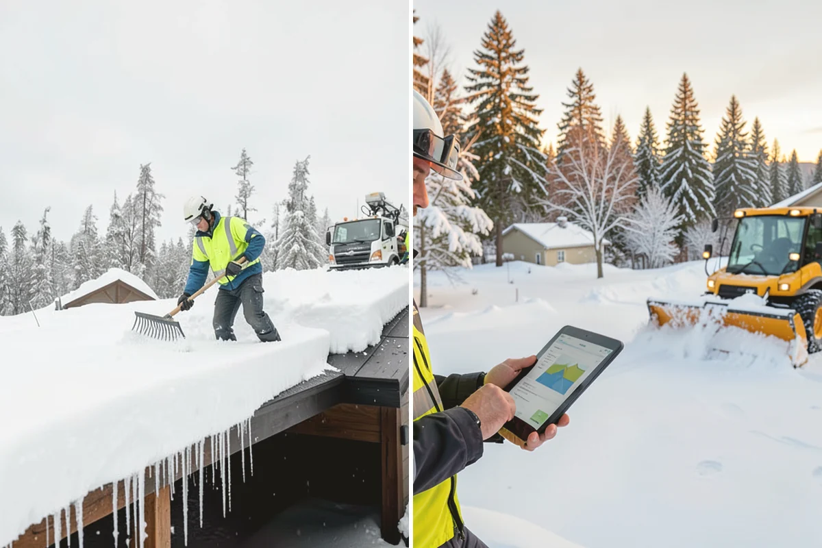 Wheelchair Ramp Snow Removal in La Conner, Skagit County, WA - Locate the ramp, landings, and transitions