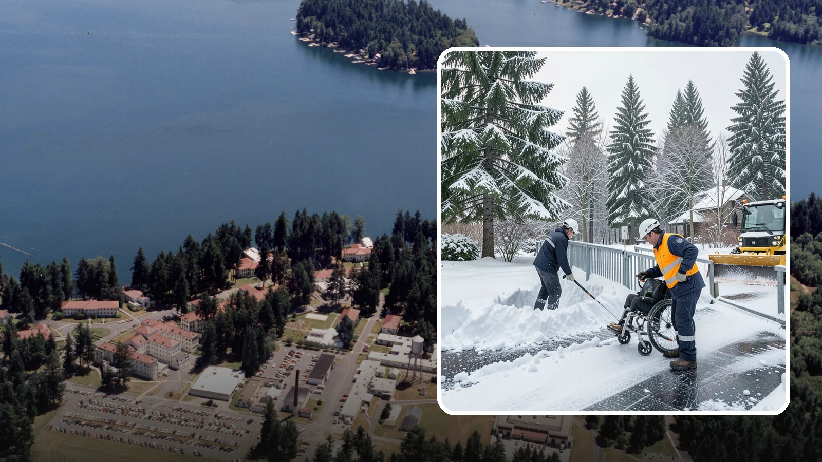 Wheelchair Ramp Snow Removal in Lakewood, Pierce County, WA - We clear wheelchair ramps to full width and treat them for traction so they stay safely usable in Western Washington winters.
