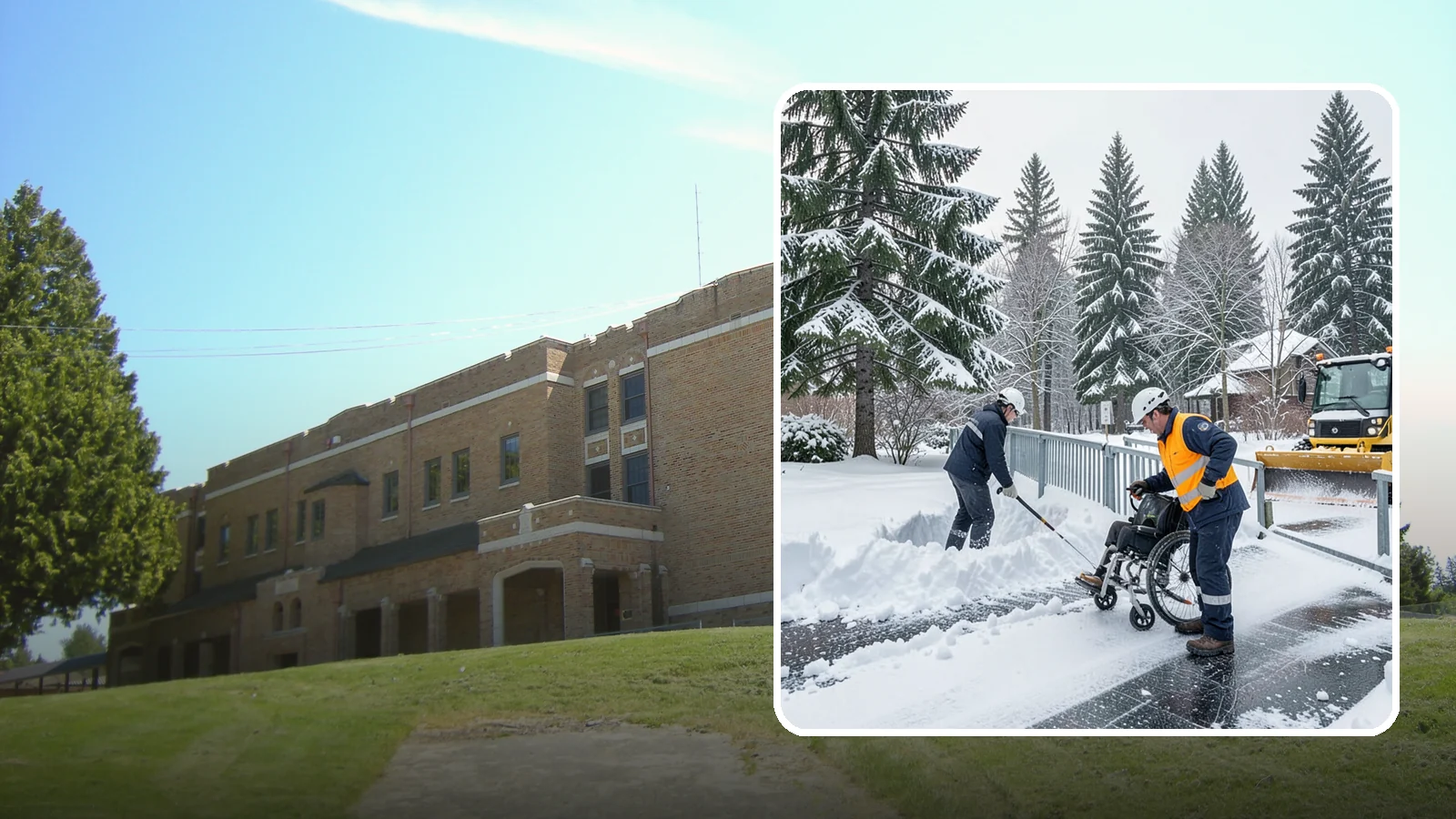 Wheelchair Ramp Snow Removal in Maple Valley, King County, WA - We clear wheelchair ramps to full width and treat them for traction so they stay safely usable in Western Washington winters.