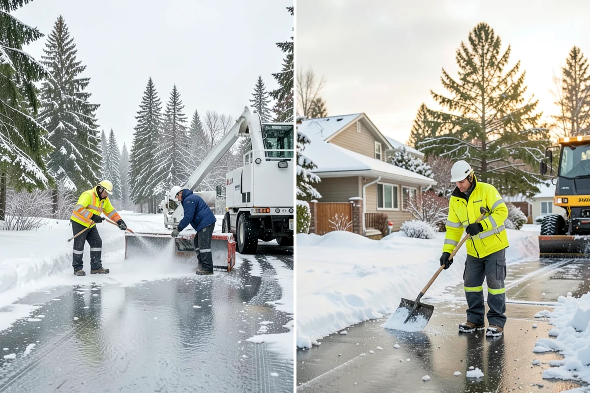 Wheelchair Ramp Snow Removal in Maple Valley, King County, WA - Locate the ramp, landings, and transitions