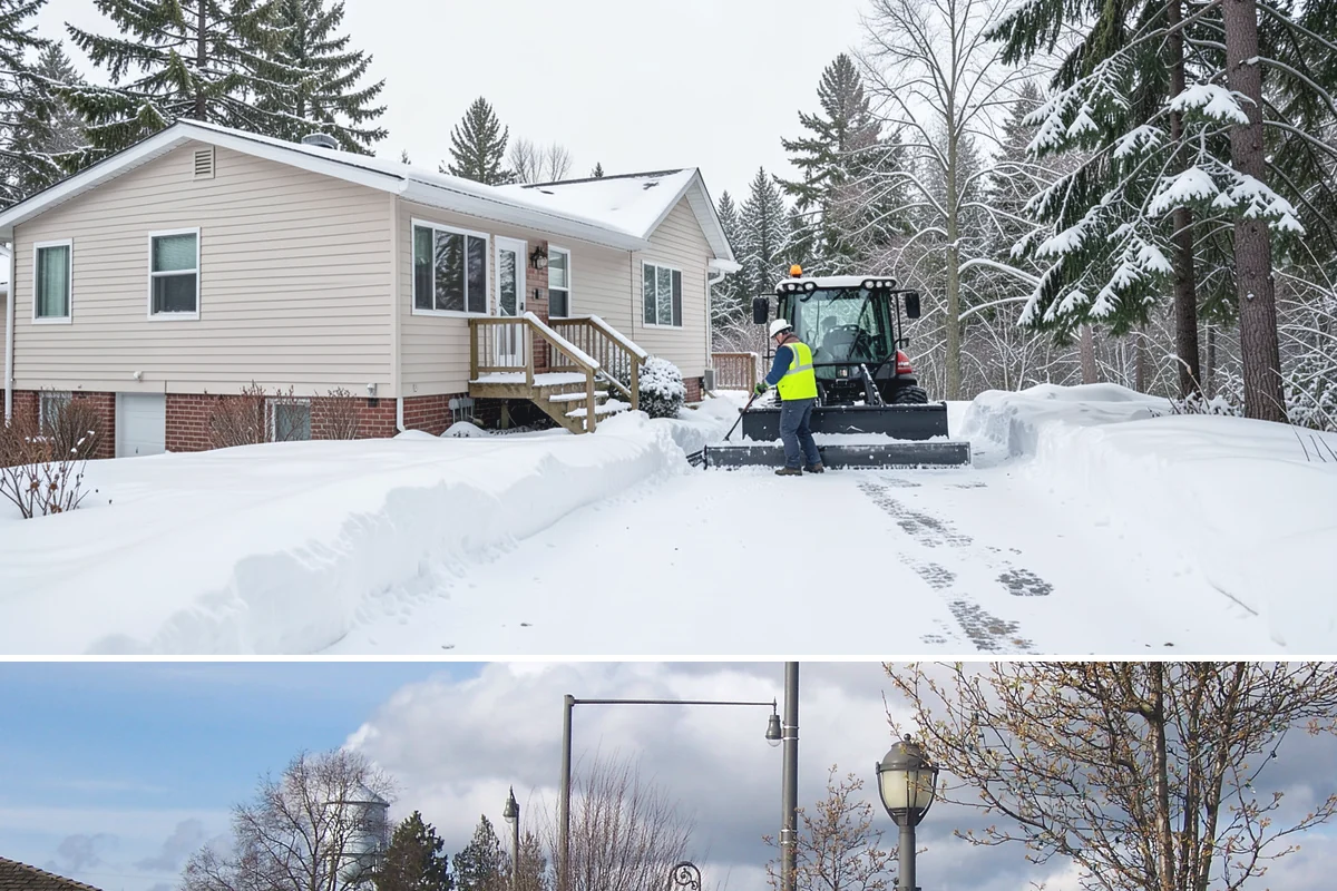 Wheelchair Ramp Snow Removal in Marysville, Snohomish County, WA - Serviced first after each snowfall through the winter months when shaded ramps ice quickly.