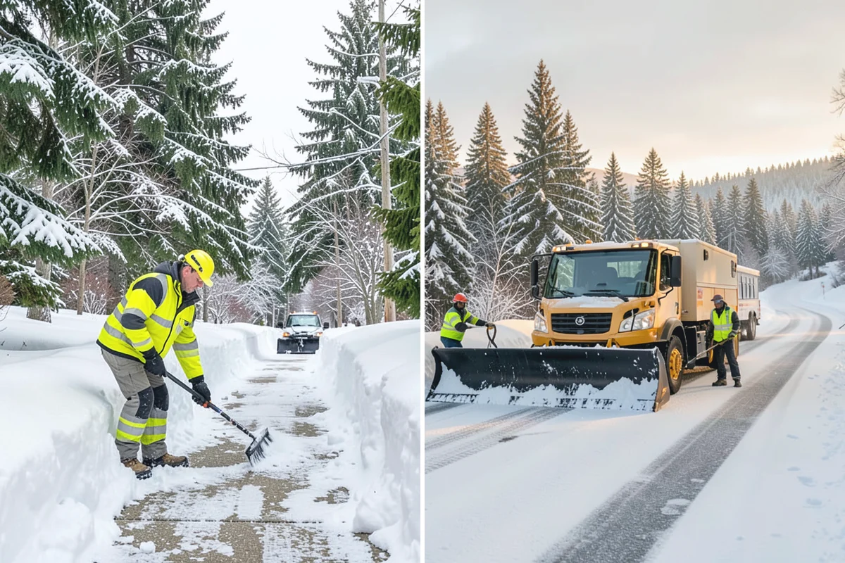 Wheelchair Ramp Snow Removal in Medina, King County, WA - Locate the ramp, landings, and transitions