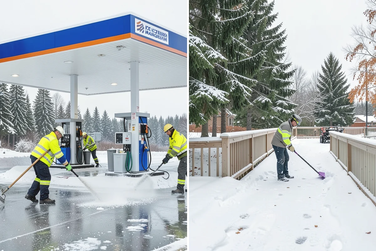 Wheelchair Ramp Snow Removal in Mill Creek, Snohomish County, WA - Locate the ramp, landings, and transitions