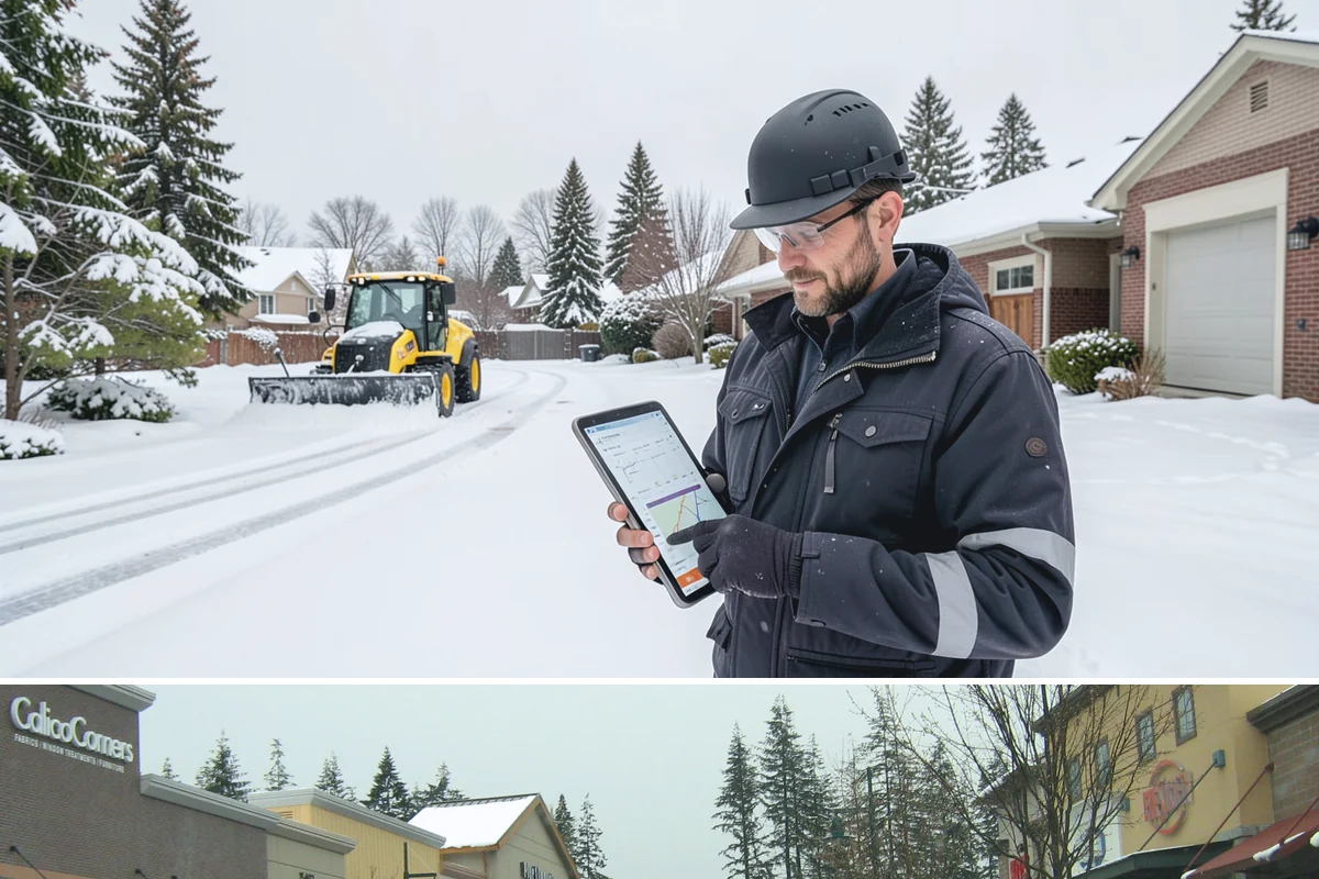 Wheelchair Ramp Snow Removal in Mill Creek, Snohomish County, WA - Serviced first after each snowfall through the winter months when shaded ramps ice quickly.