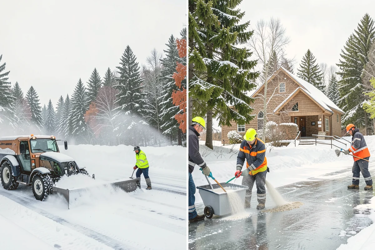 Wheelchair Ramp Snow Removal in Milton, King County, WA - Locate the ramp, landings, and transitions