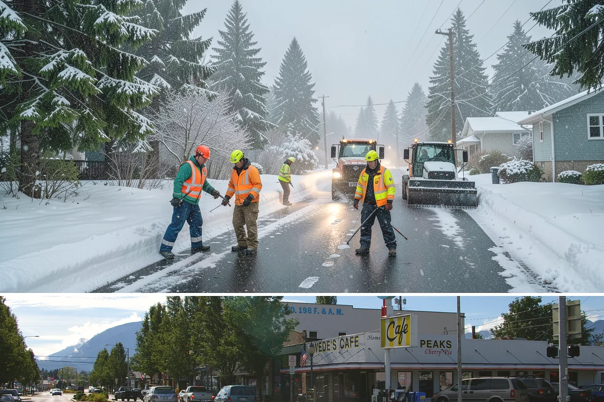 Wheelchair Ramp Snow Removal in North Bend, King County, WA - Serviced first after each snowfall through the winter months when shaded ramps ice quickly.