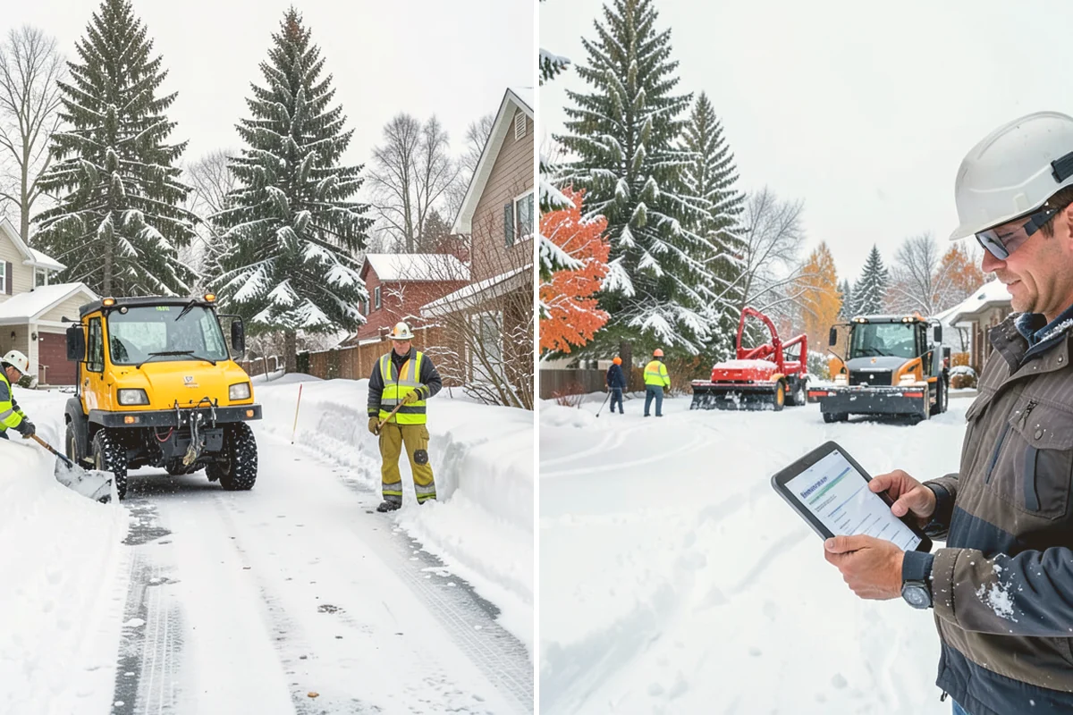 Wheelchair Ramp Snow Removal in Orting, Pierce County, WA - Locate the ramp, landings, and transitions