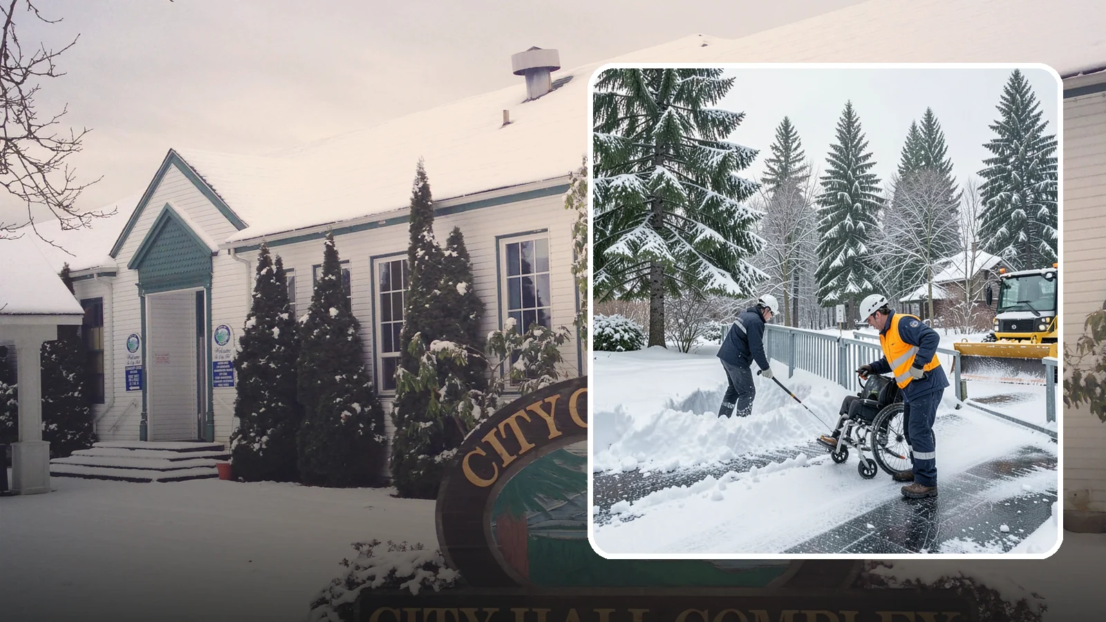 Wheelchair Ramp Snow Removal in Pacific, King County, WA - We clear wheelchair ramps to full width and treat them for traction so they stay safely usable in Western Washington winters.