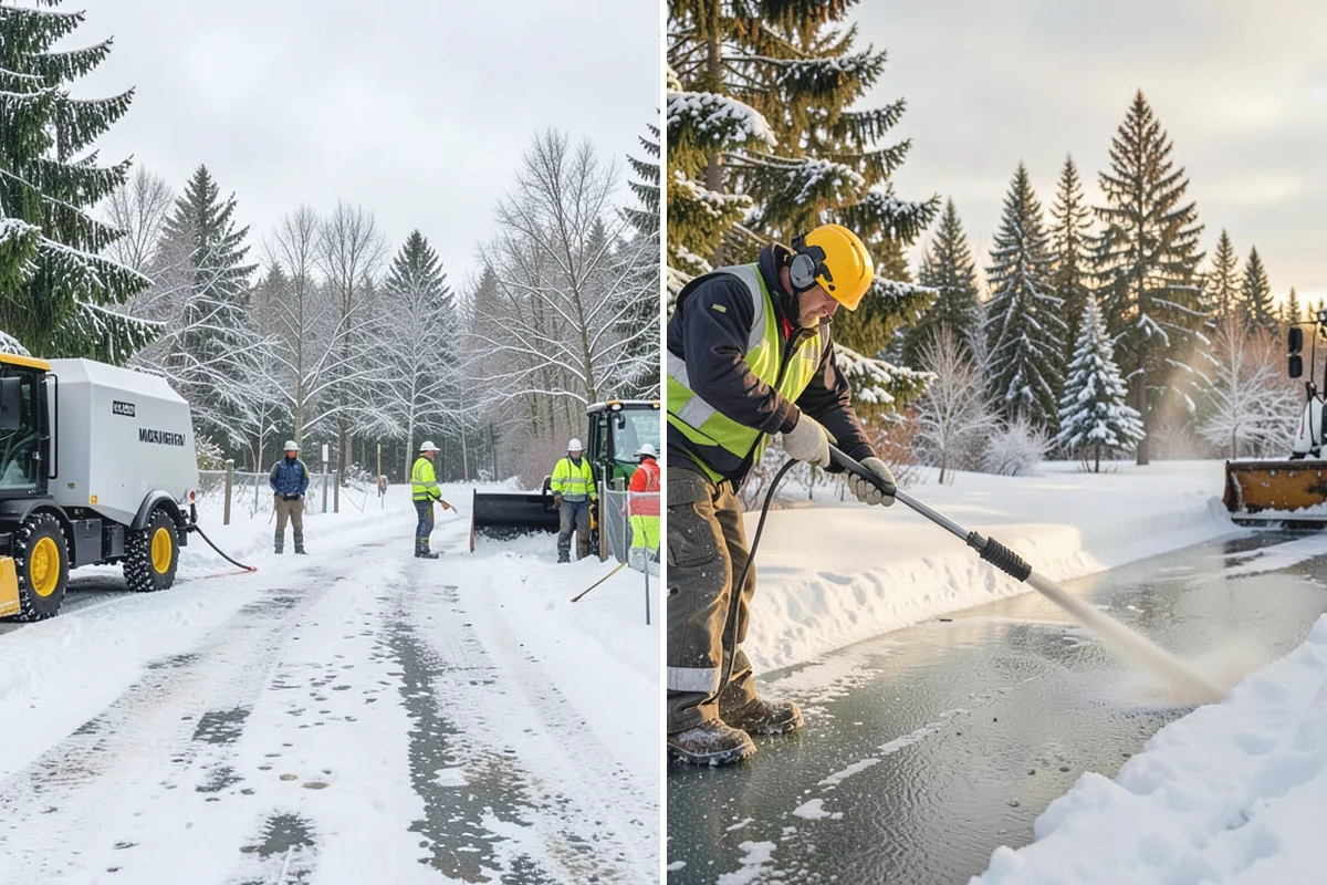 Wheelchair Ramp Snow Removal in Redmond, King County, WA - Locate the ramp, landings, and transitions