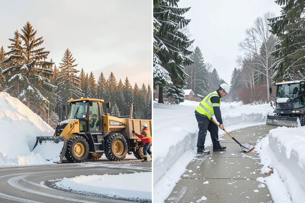 Wheelchair Ramp Snow Removal in Renton, King County, WA - Locate the ramp, landings, and transitions