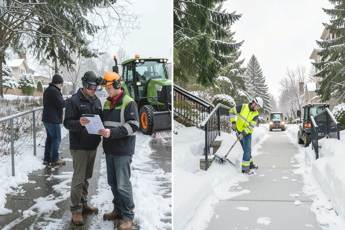 Wheelchair Ramp Snow Removal in Ruston, Pierce County, WA - Locate the ramp, landings, and transitions