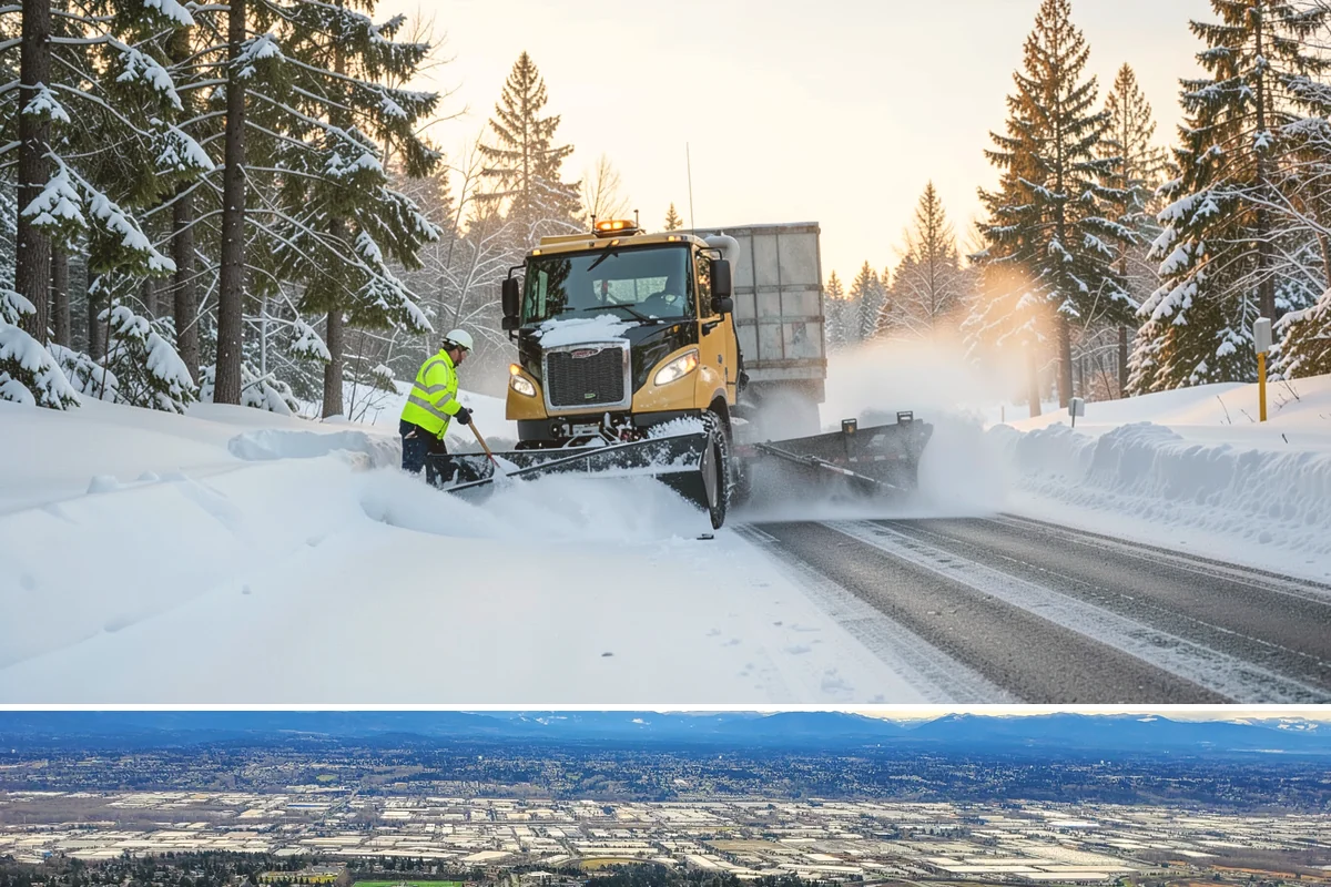 Wheelchair Ramp Snow Removal in SeaTac, King County, WA - Serviced first after each snowfall through the winter months when shaded ramps ice quickly.