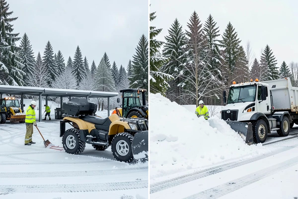 Wheelchair Ramp Snow Removal in Shoreline, King County, WA - Locate the ramp, landings, and transitions