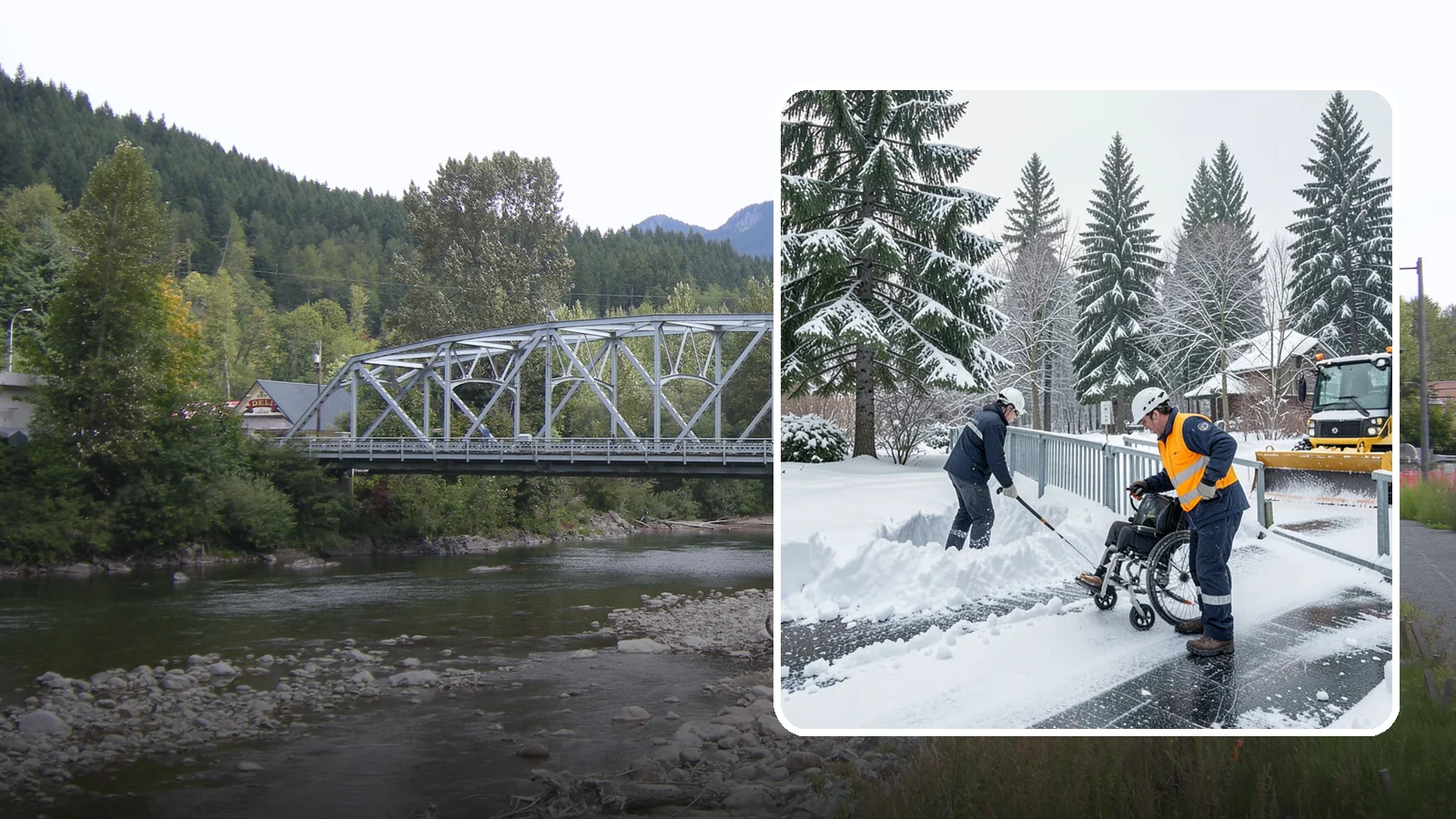 Wheelchair Ramp Snow Removal in Skykomish, King County, WA - We clear wheelchair ramps to full width and treat them for traction so they stay safely usable in Western Washington winters.