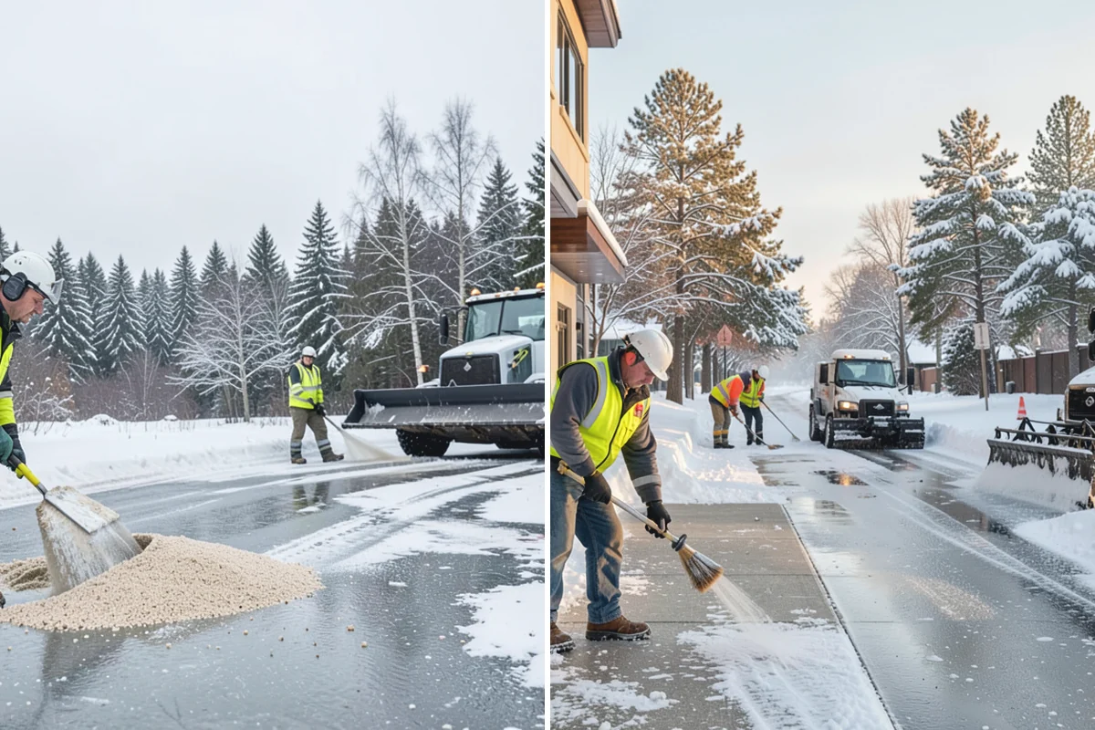 Wheelchair Ramp Snow Removal in South Prairie, Pierce County, WA - Locate the ramp, landings, and transitions