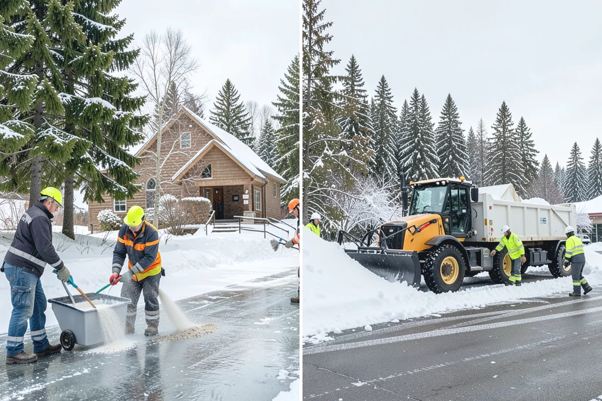 Wheelchair Ramp Snow Removal in Sumner, Pierce County, WA - Locate the ramp, landings, and transitions
