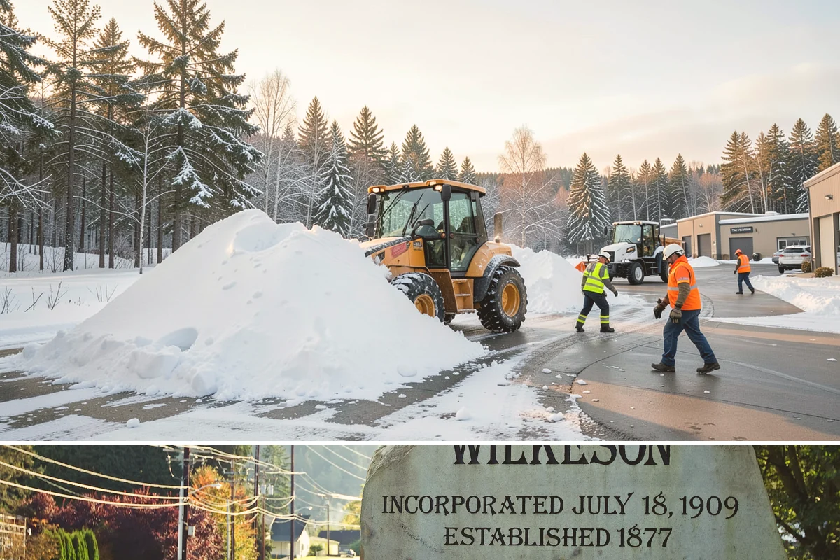 Wheelchair Ramp Snow Removal in Wilkeson, Pierce County, WA - Serviced first after each snowfall through the winter months when shaded ramps ice quickly.