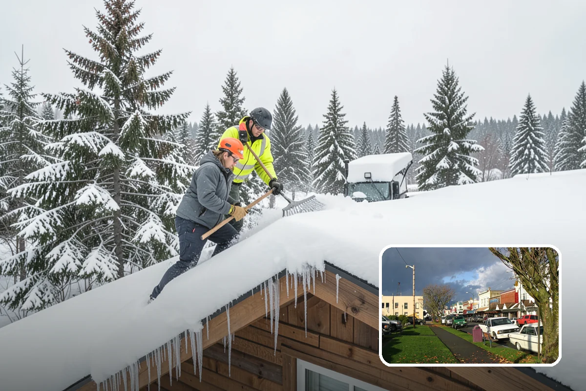 Window Well Snow Clearing in Arlington, Snohomish County, WA - Keeps basement egress windows clear for emergency exit