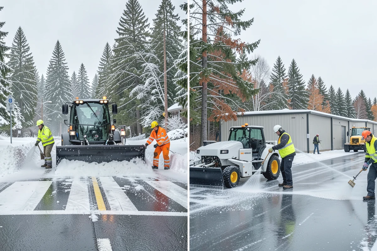 Window Well Snow Clearing in Auburn, King County, WA - We inspect each well and check the window and liner condition