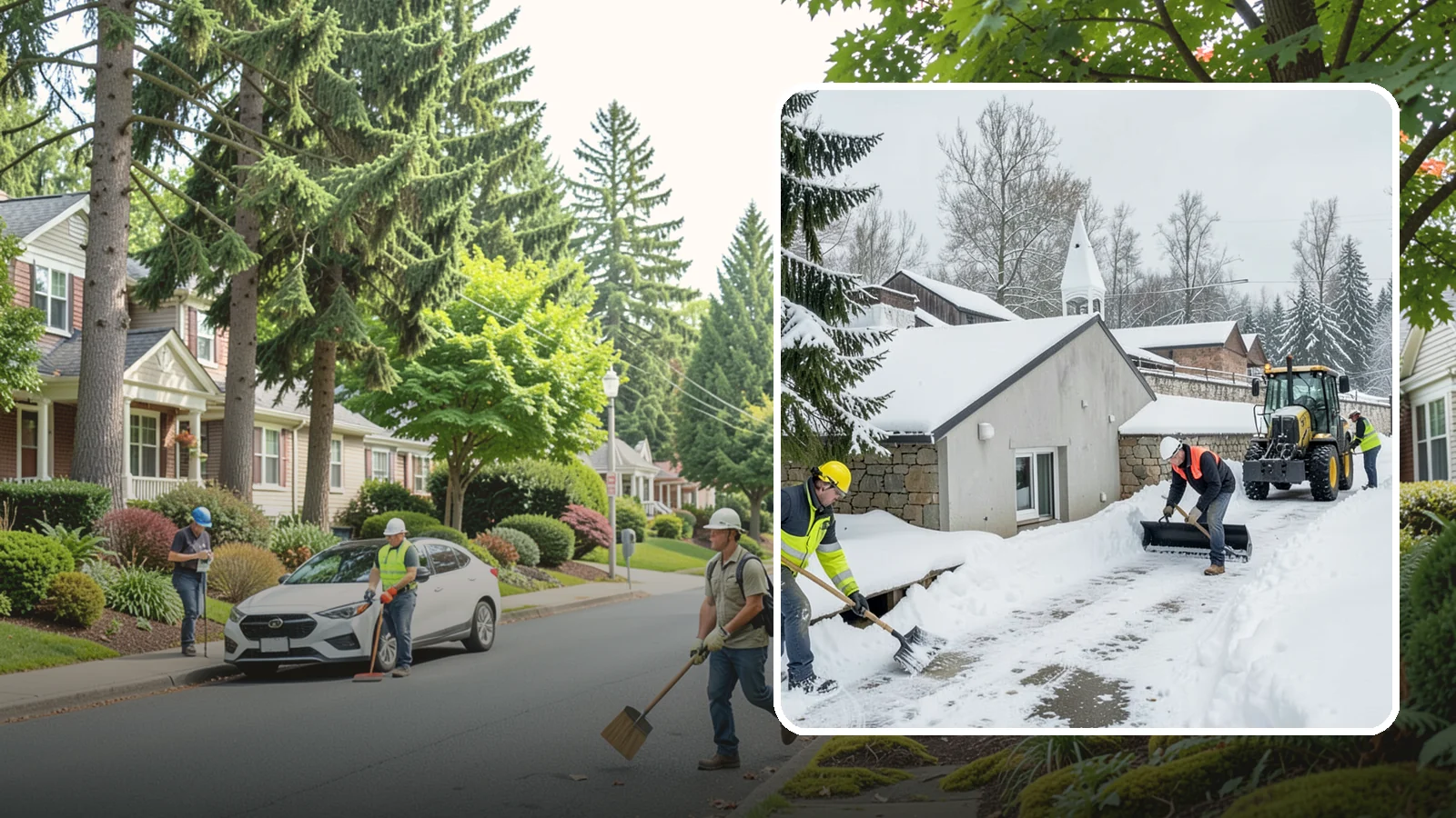 Window Well Snow Clearing in Beaux Arts Village, King County, WA - We clear snow and slush from basement window wells to protect egress, prevent leaks, and keep daylight reaching lower levels.