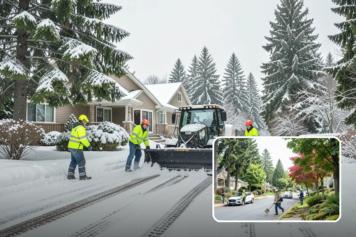 Window Well Snow Clearing in Beaux Arts Village, King County, WA - Keeps basement egress windows clear for emergency exit