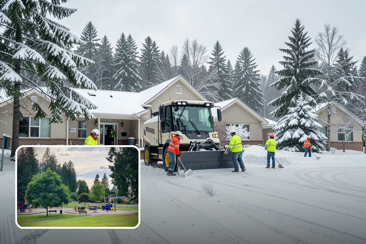 Window Well Snow Clearing in Bonney Lake, Pierce County, WA - Keeps basement egress windows clear for emergency exit