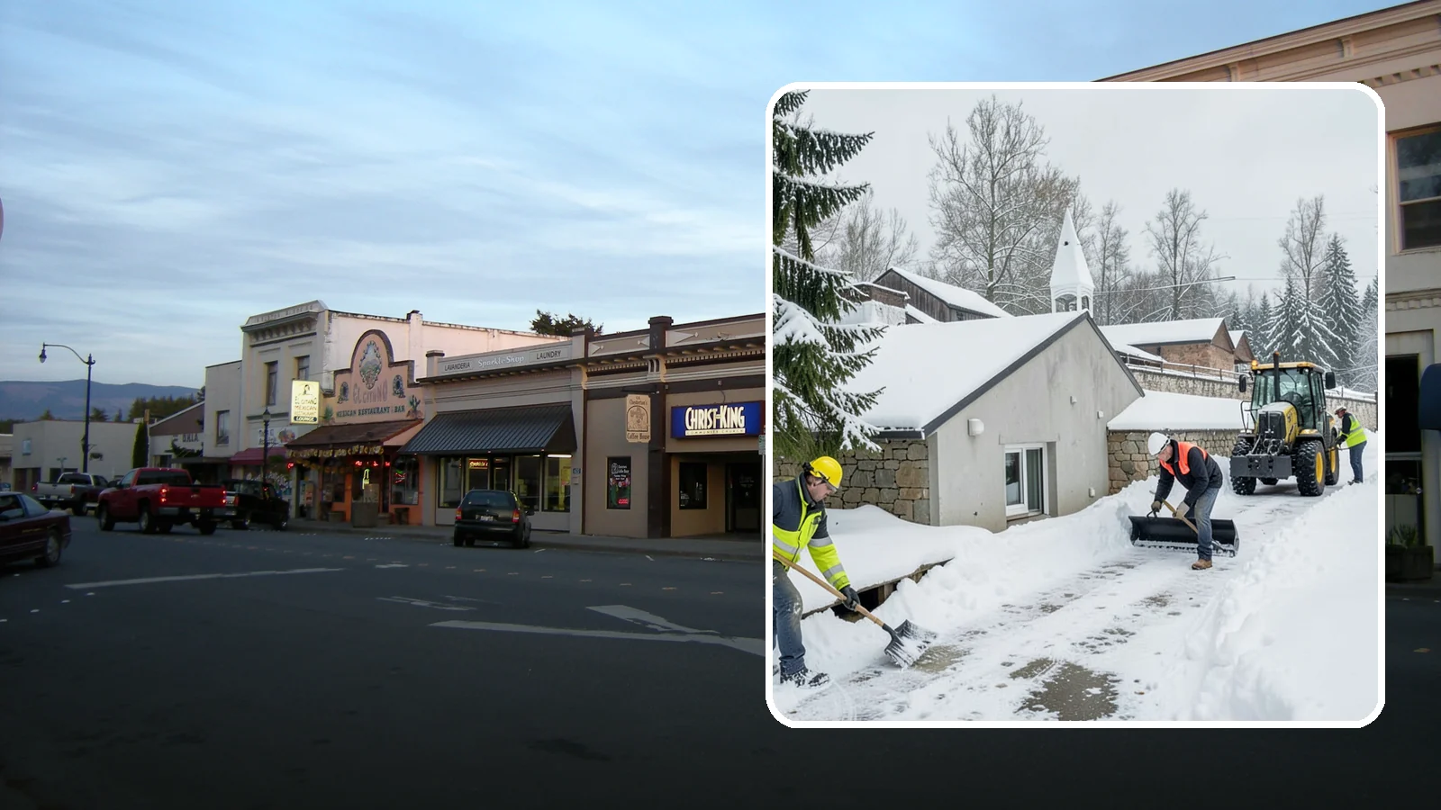 Window Well Snow Clearing in Burlington, Skagit County, WA - We clear snow and slush from basement window wells to protect egress, prevent leaks, and keep daylight reaching lower levels.