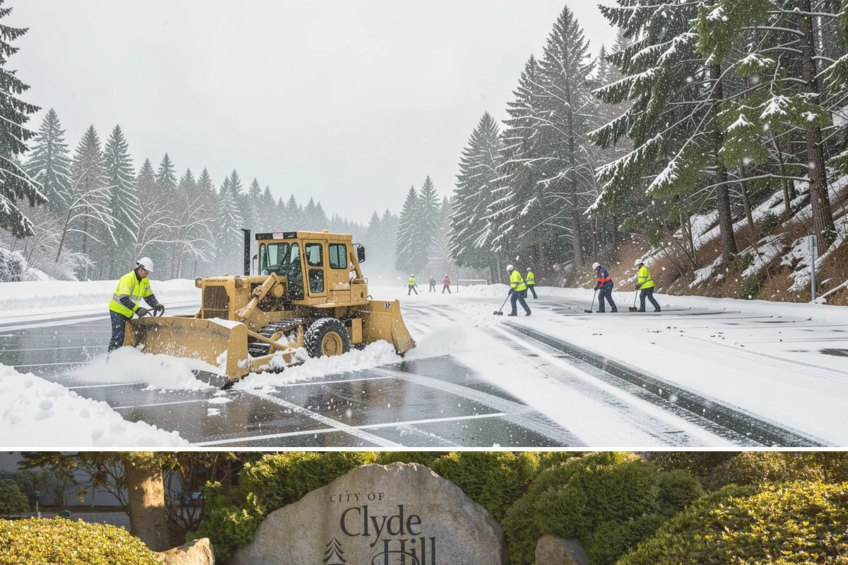 Window Well Snow Clearing in Clyde Hill, King County, WA - Wells need attention right after each lowland snowfall and again during the thaw cycles that regularly punctuate our winters.