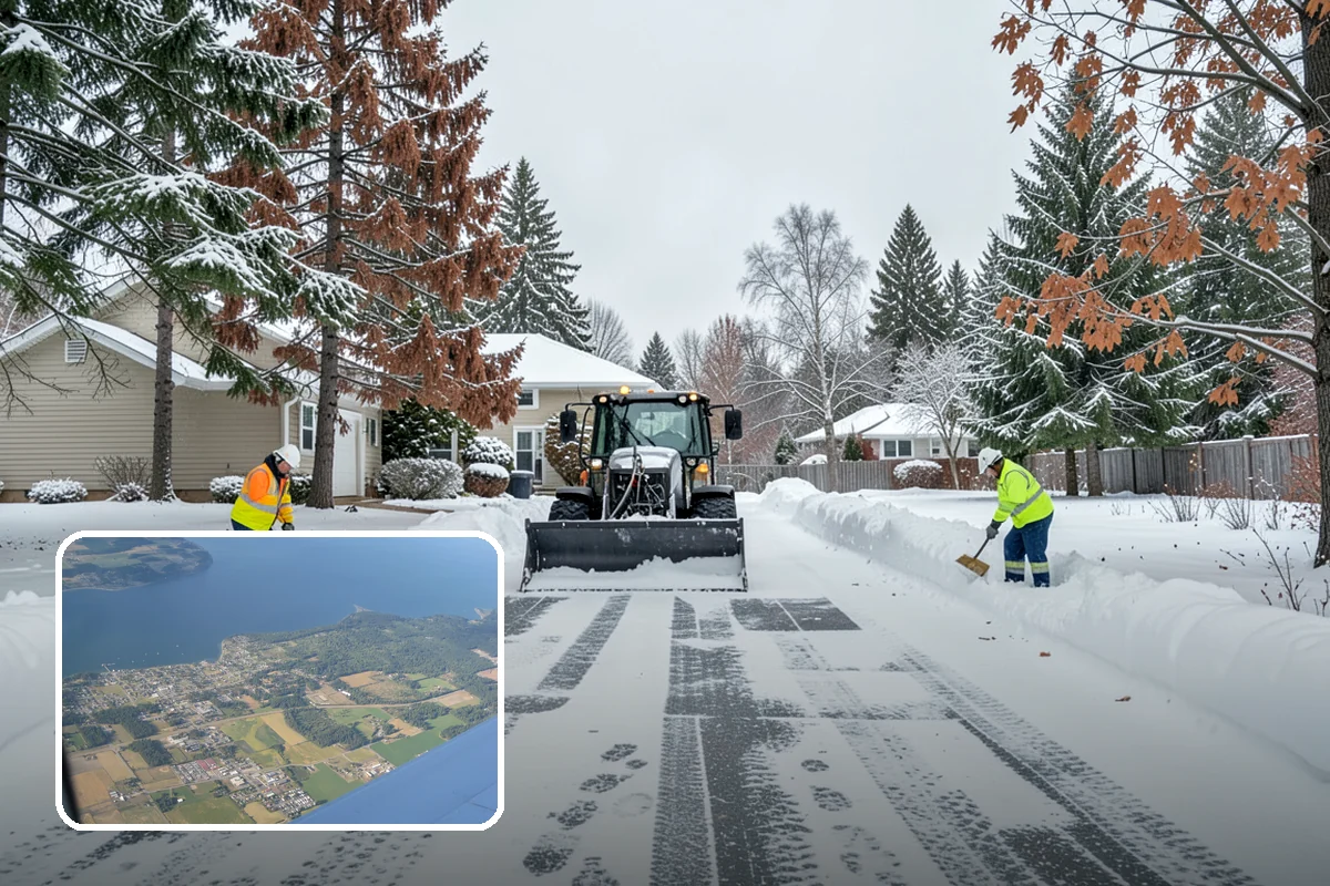 Window Well Snow Clearing in Coupeville, Island County, WA - Keeps basement egress windows clear for emergency exit