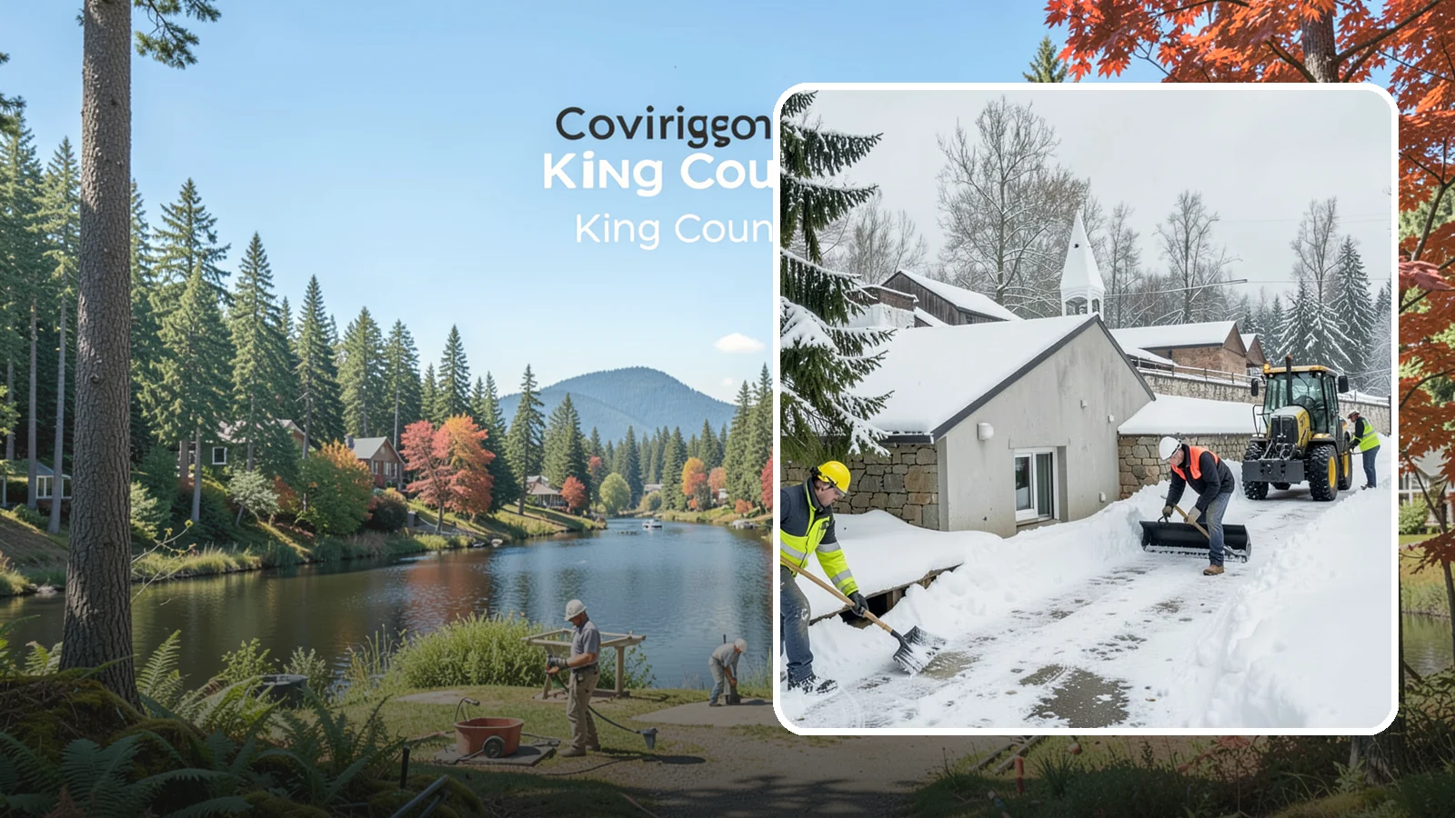 Window Well Snow Clearing in Covington, King County, WA - We clear snow and slush from basement window wells to protect egress, prevent leaks, and keep daylight reaching lower levels.