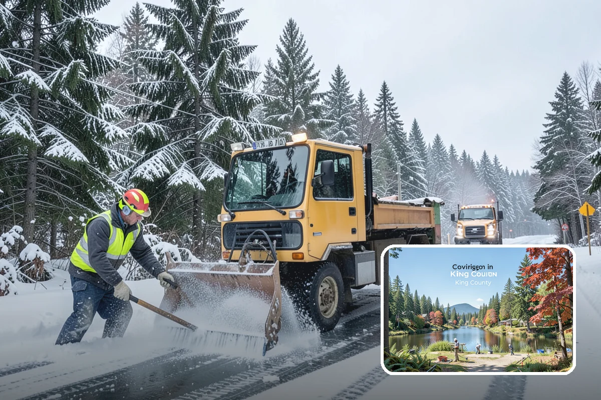 Window Well Snow Clearing in Covington, King County, WA - Keeps basement egress windows clear for emergency exit