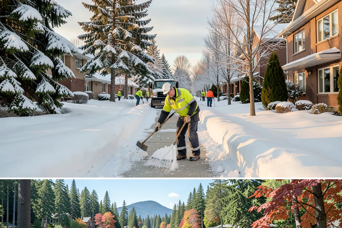 Window Well Snow Clearing in Covington, King County, WA - Wells need attention right after each lowland snowfall and again during the thaw cycles that regularly punctuate our winters.